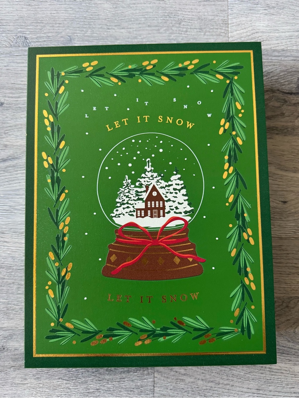 Decorative Christmas Book Storage Box